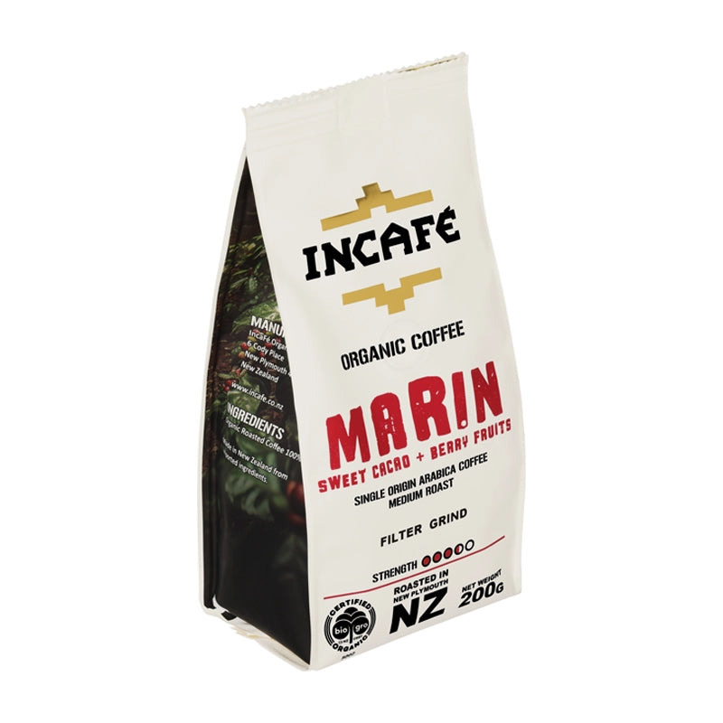 Marin Coffee Filter Grind 200g Organic New Zealand